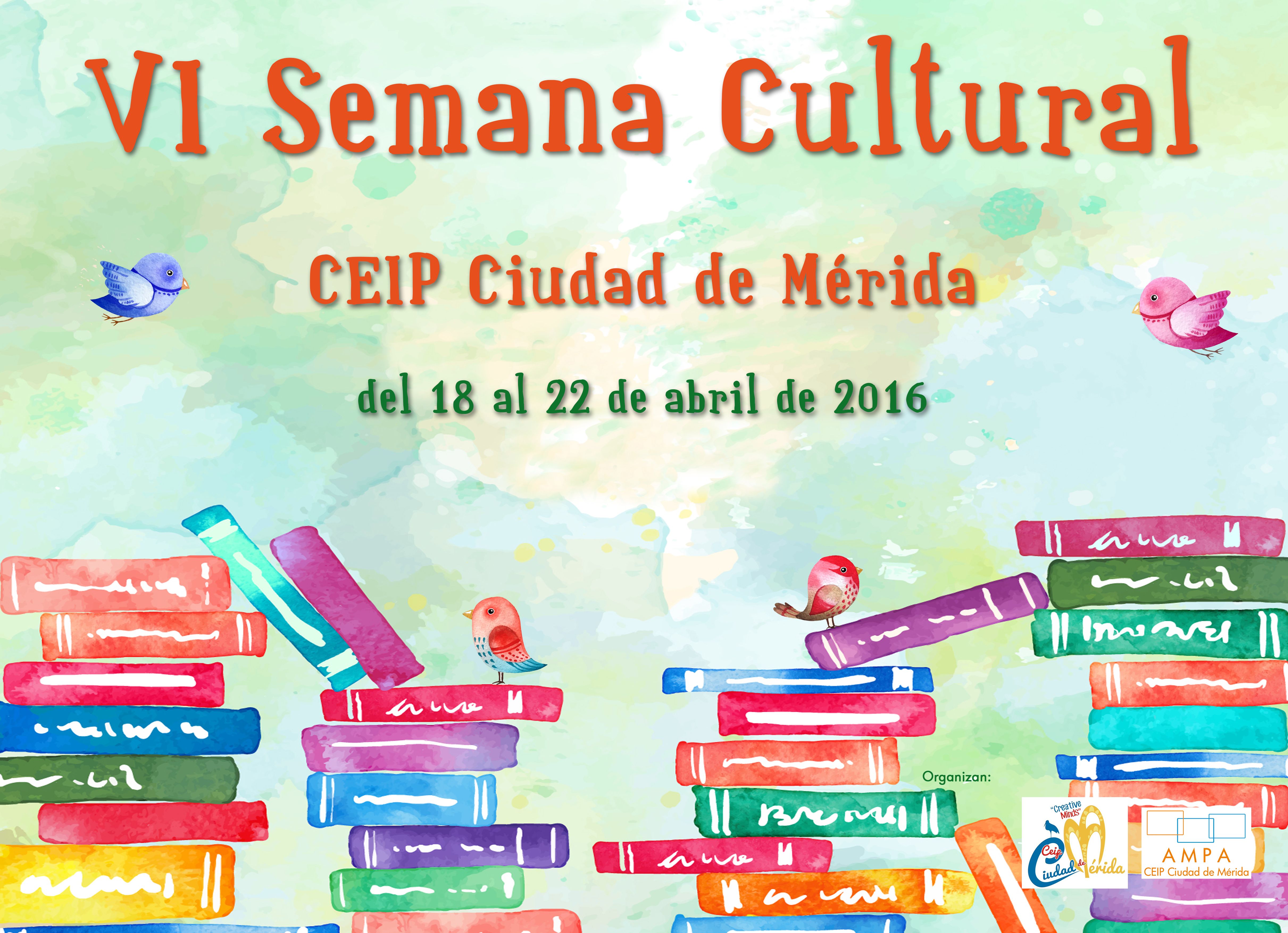 Cartel semana cultural 2016 2