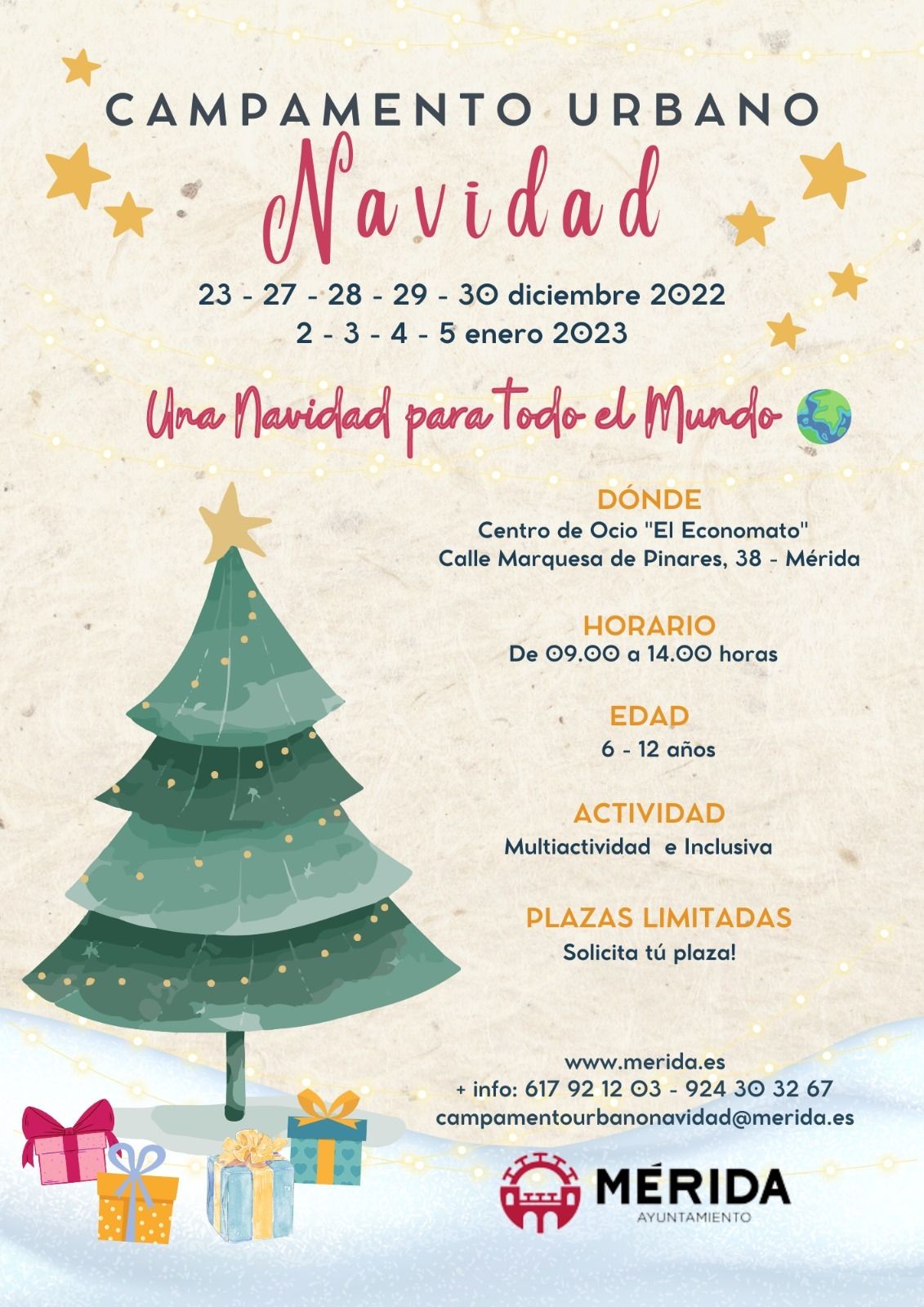 Campamento urbano de Navidad 2022