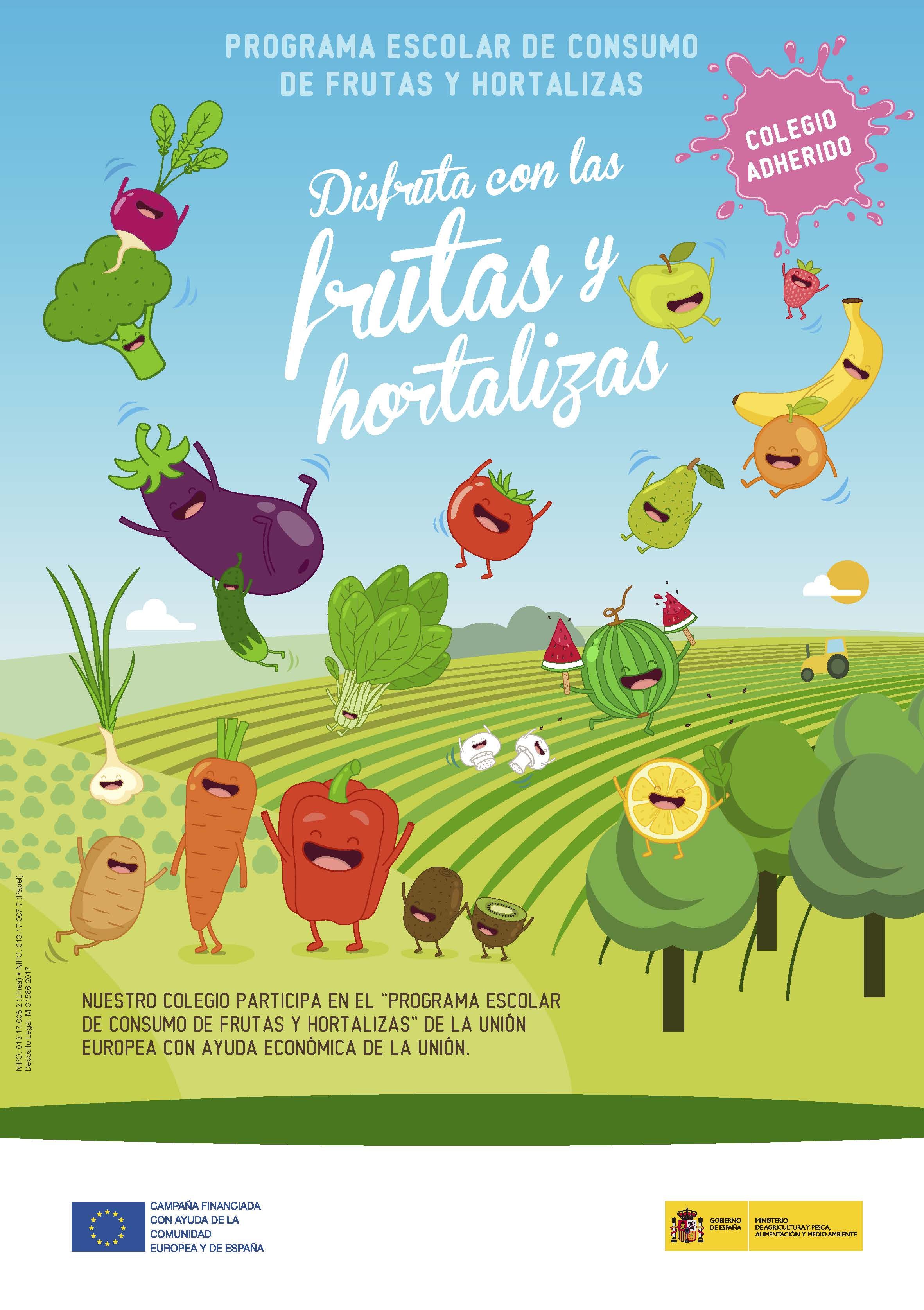 CARTEL FRUTAS Y HORTALIZAS PROGRAMA ESCOLAR 1
