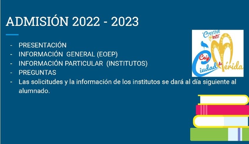 Admisión 2022 2023